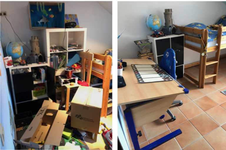 Eine Familie räumt auf - ein Haus wird entrümpelt und aufgeräumt!